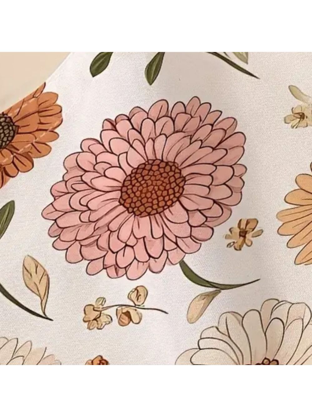 Floral PRINT CANVAS TOTE BAG - Picture 3 of 5